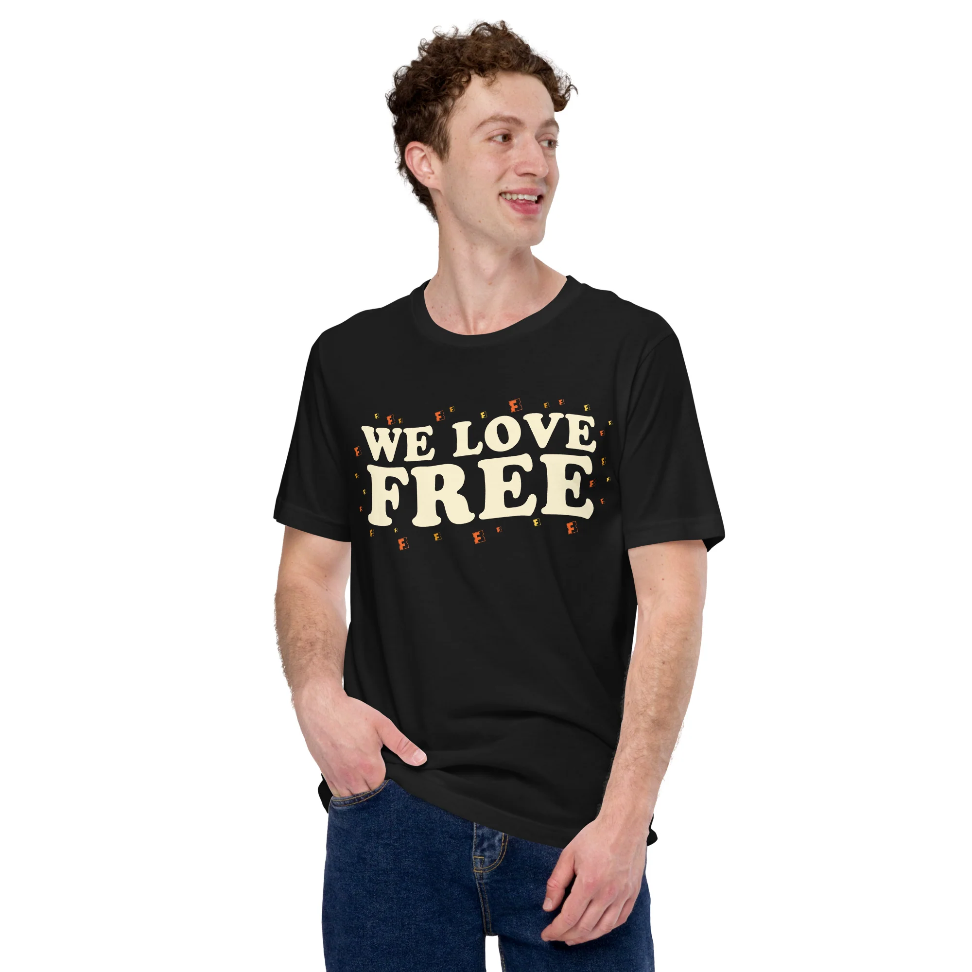 Fandango Adult T-Shirt We Love Free - Image 3