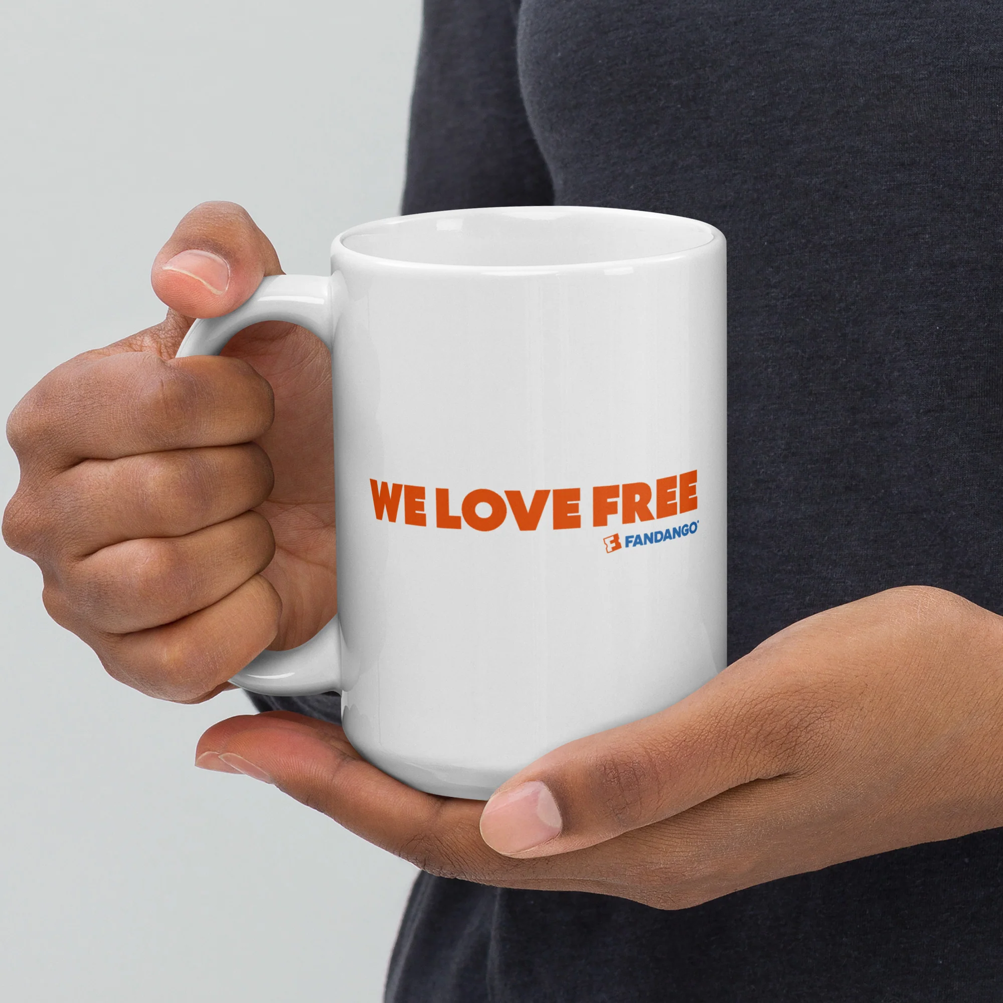 Fandango White Mug We Love Free - Image 8