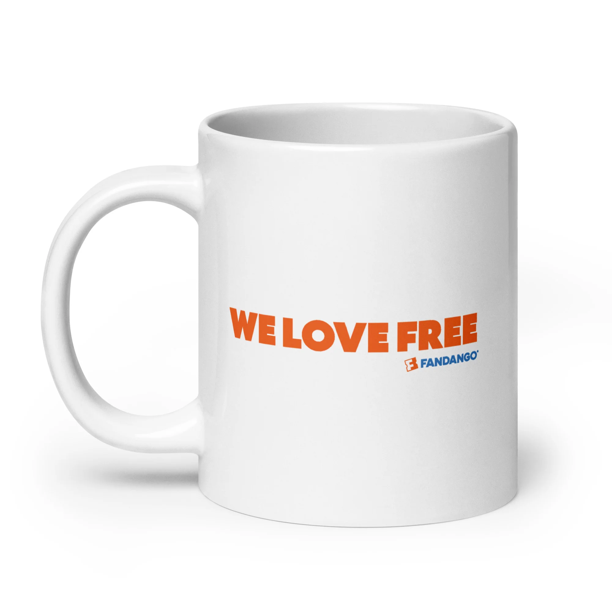 Fandango White Mug We Love Free - Image 9