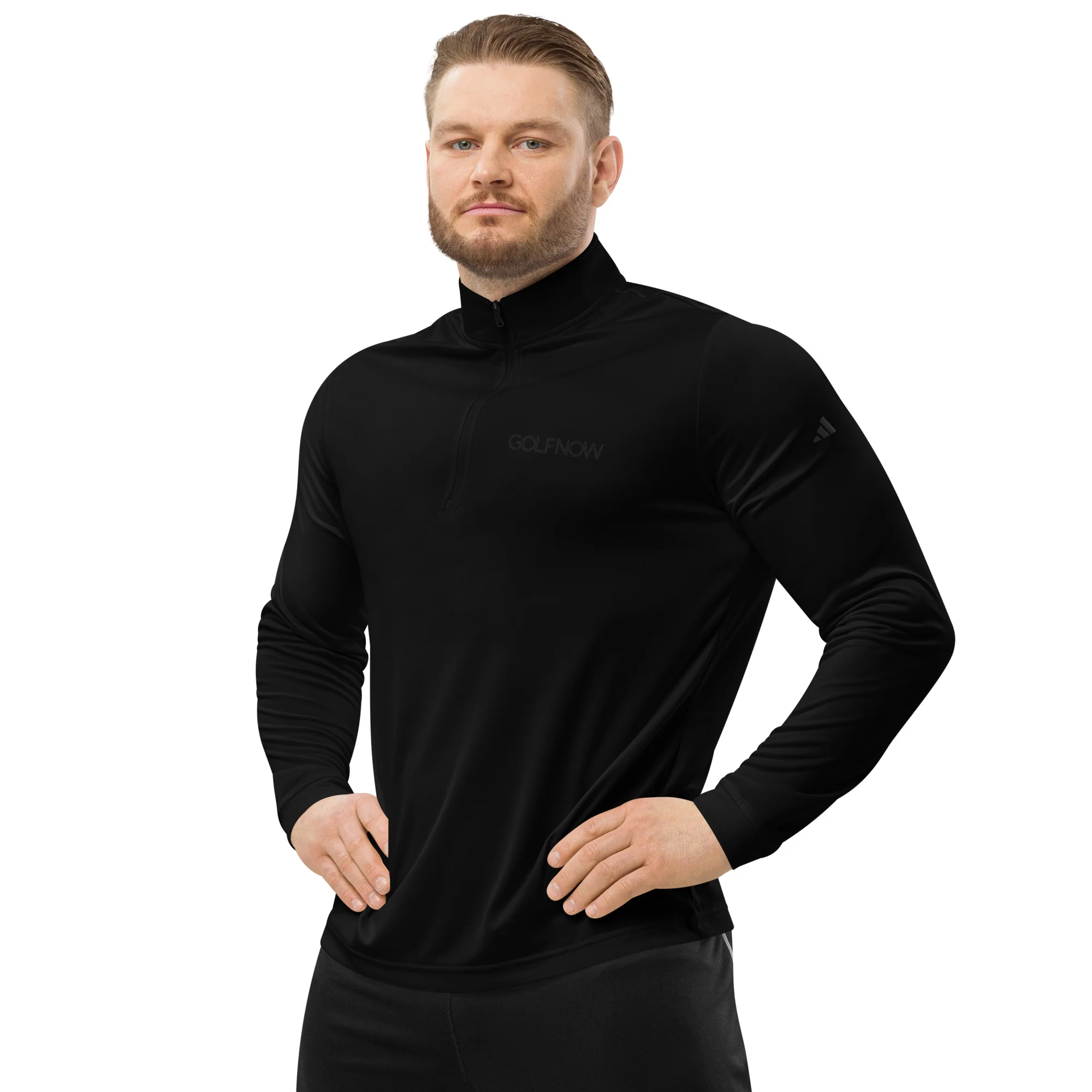 GolfNow Adidas Quarter Zip Pullover - Image 2