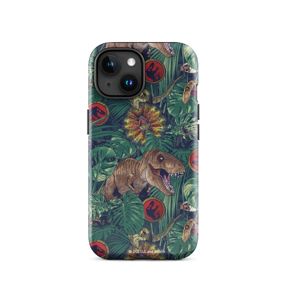 Jurassic Park Jungle iPhone Tough Case - Image 10