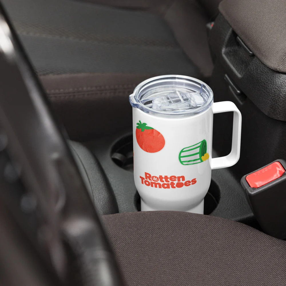 Rotten Tomatoes Sticker Icons Travel Mug - Image 4