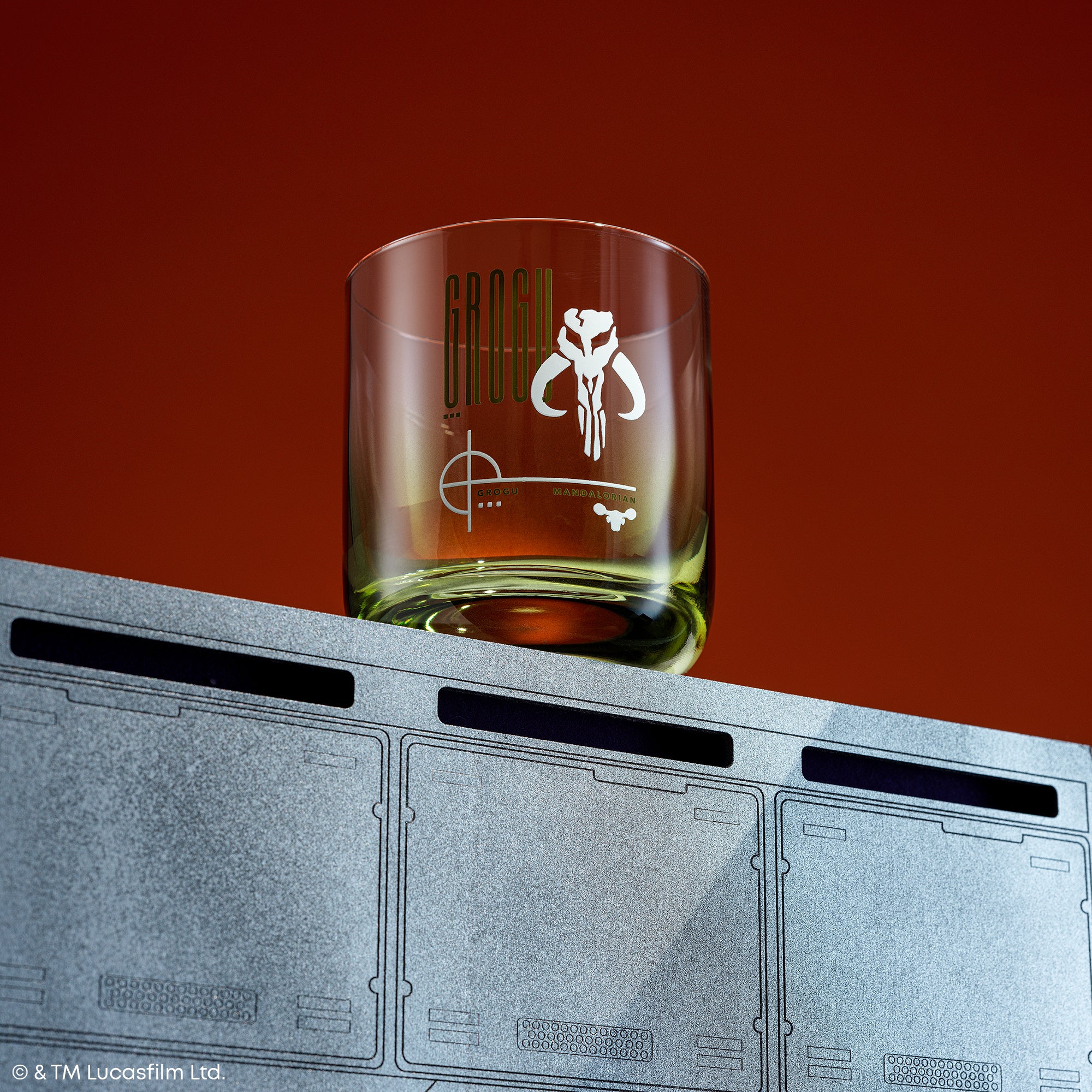 Star Wars™ Bounty Mandalorian Short Drinking Glasses - Grogu + Wherever I Go He Goes - Image 4