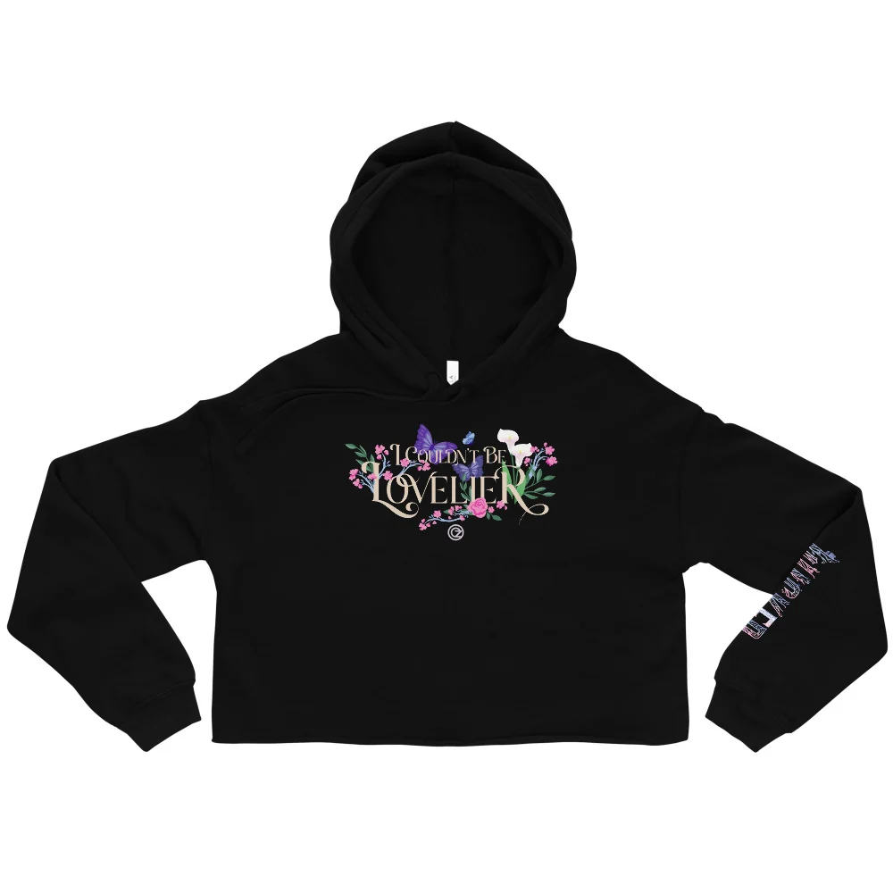 Wicked: For Good Cropped Hoodie "I Couldn't Be Lovelier"
